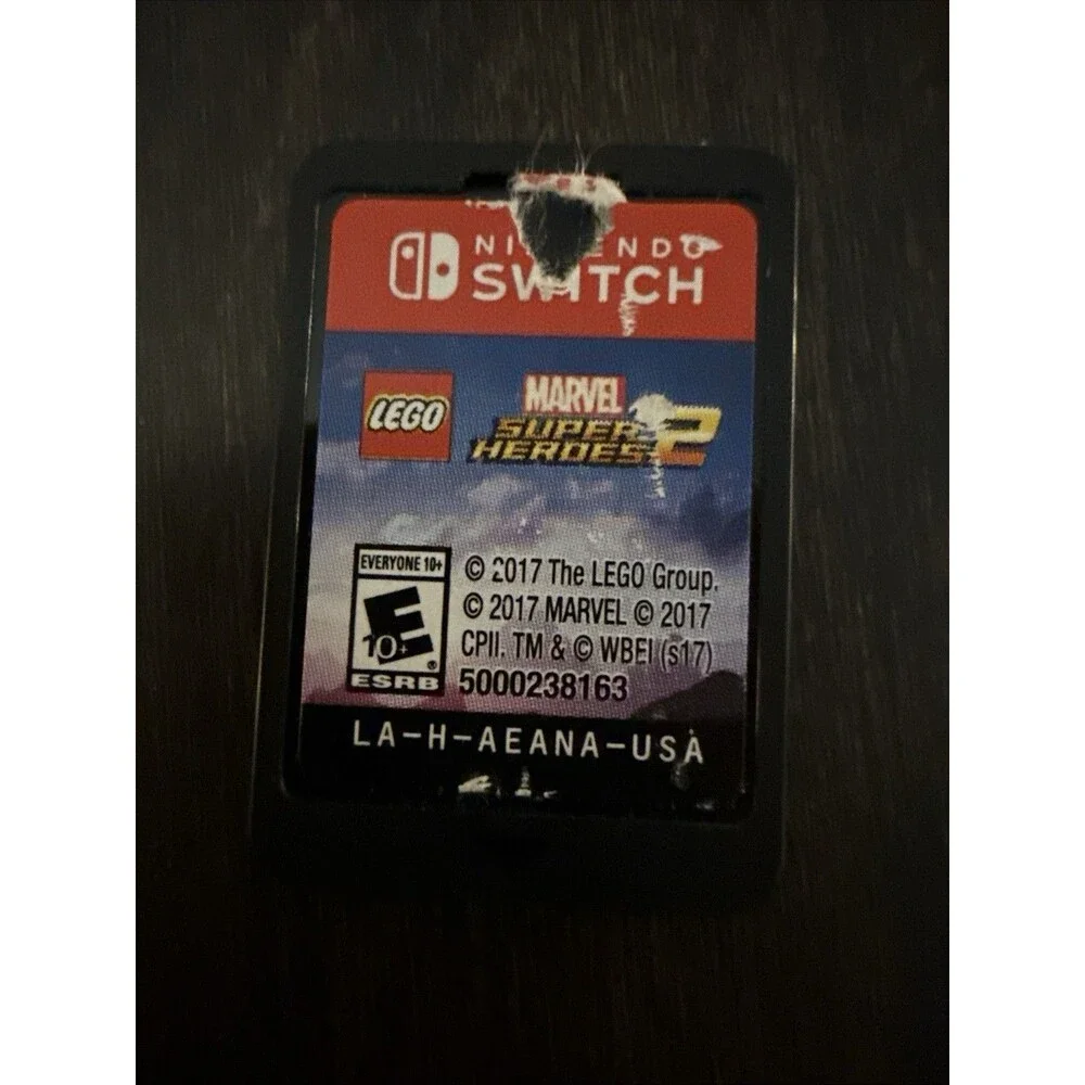 LEGO Marvel Super Heroes 2 - Nintendo Switch Game Cartridge no box.
